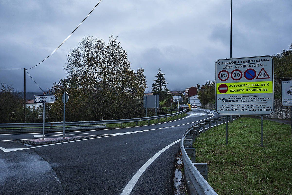 Urduñako (Bizkaia) sarrera, artxiboko irudi batean. ARITZ LOIOLA, FOKU