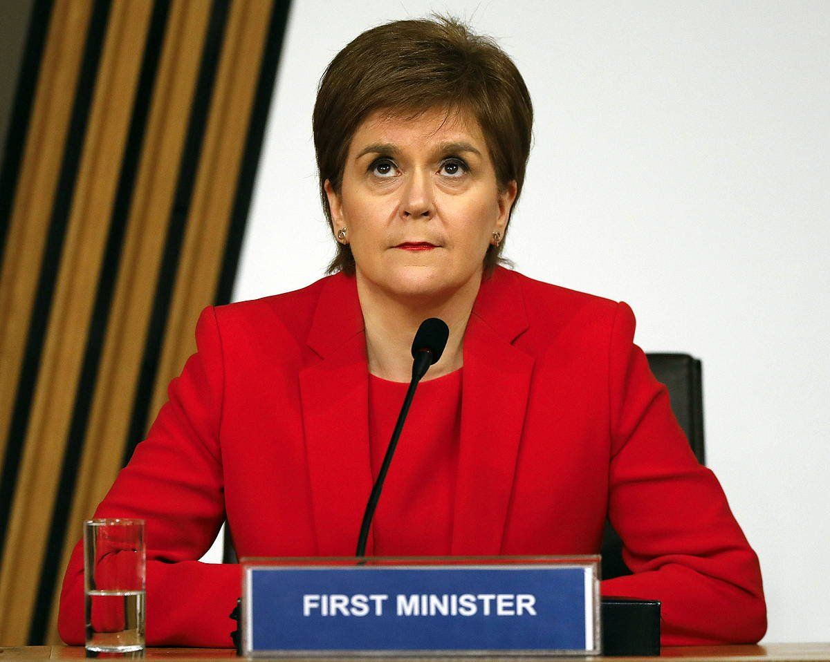 Nicola Sturgeon, Eskoziak Parlamentuko batzordean izan zenean. EFE
