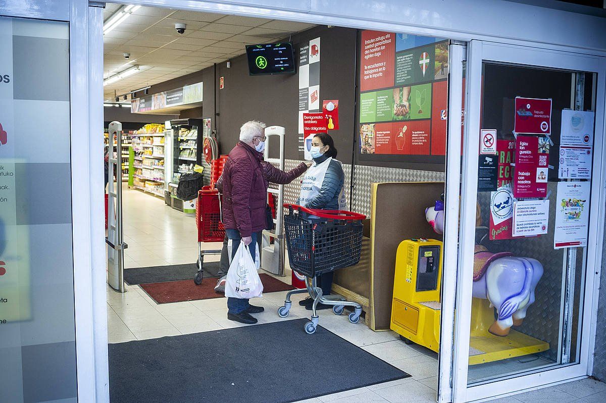 Eroski supermerkatu bat, Gasteizen. JAIZKI FONTANEDA / FOKU