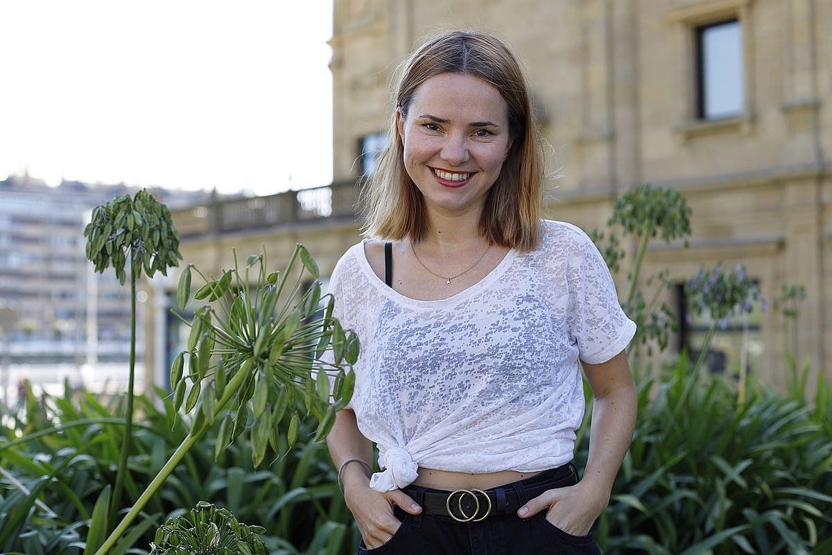 Aitziber Garmendia, artxiboko irudi batean. MAIALEN ANDRES