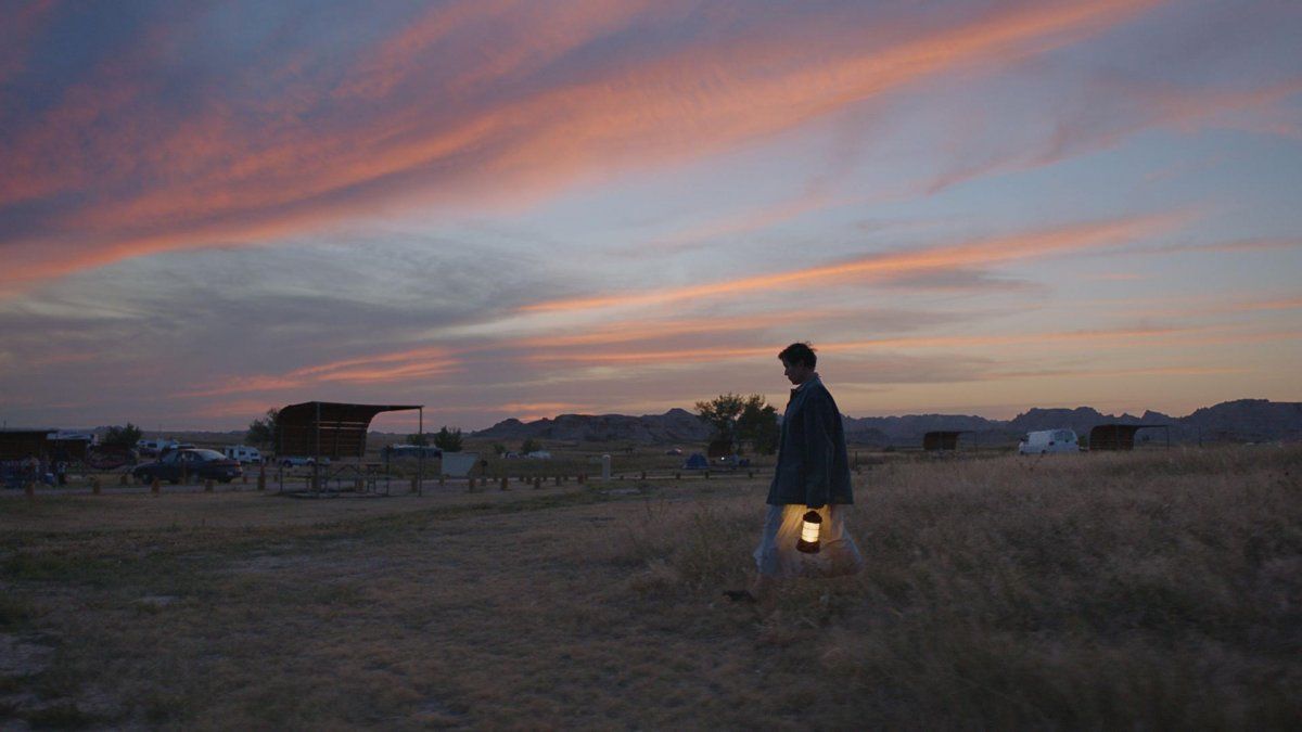 'Nomadland' filmaren fotogrametako bat. BERRIA