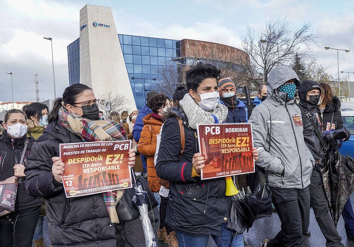 ITP Castingseko langileen manifestazio bat. MARISOL RAMIREZ / FOKU