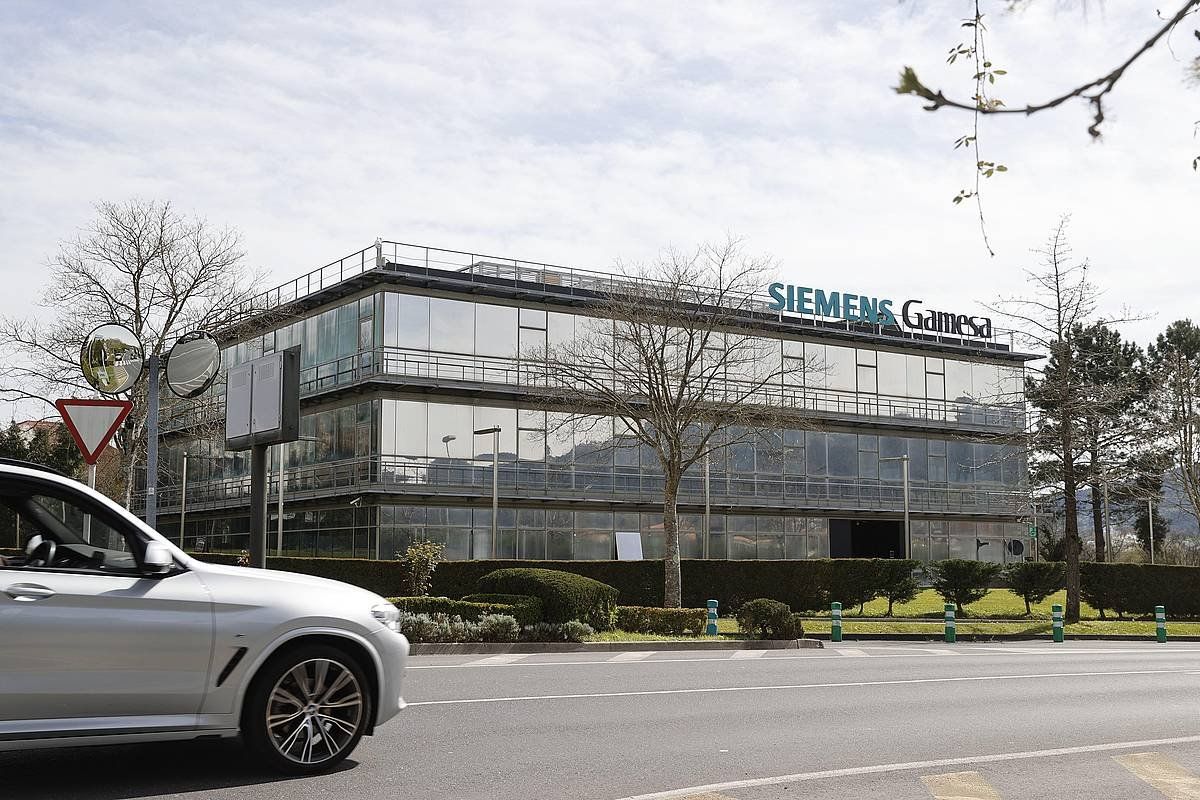 Siemens Gamesaren egoitza, Zamudioko parke teknologikoan. LUIS TEJIDO / EFE