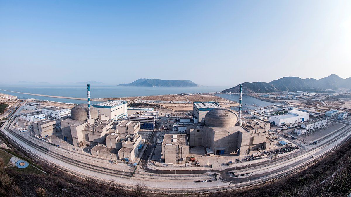 Taishango zentral nuklearreko 1. eta 2. unitateak. EDF